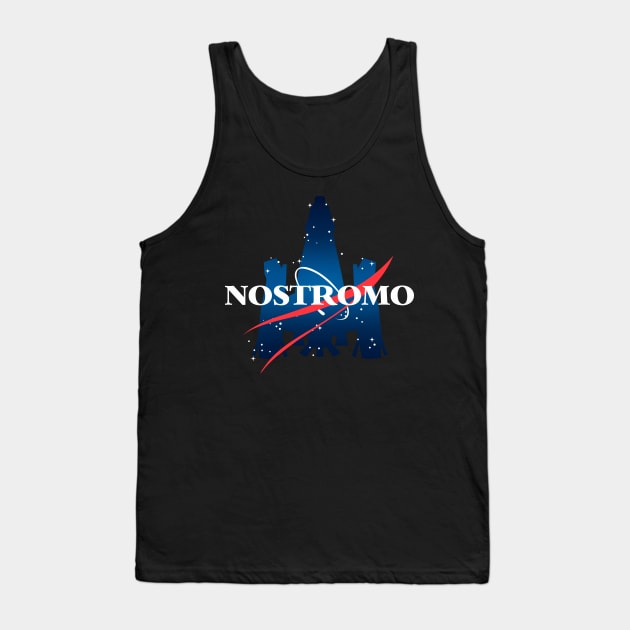 Nostromo //Xenomorph Weyland Corp Ripley Mashup Classic Horror Movie Tank Top by leepianti